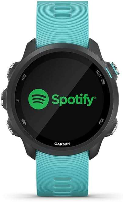 Garmin Forerunner 245 Music, GPS Running Smartwatch with Music and Advanced Dynamics, Aqua (Renewed) - Image 2