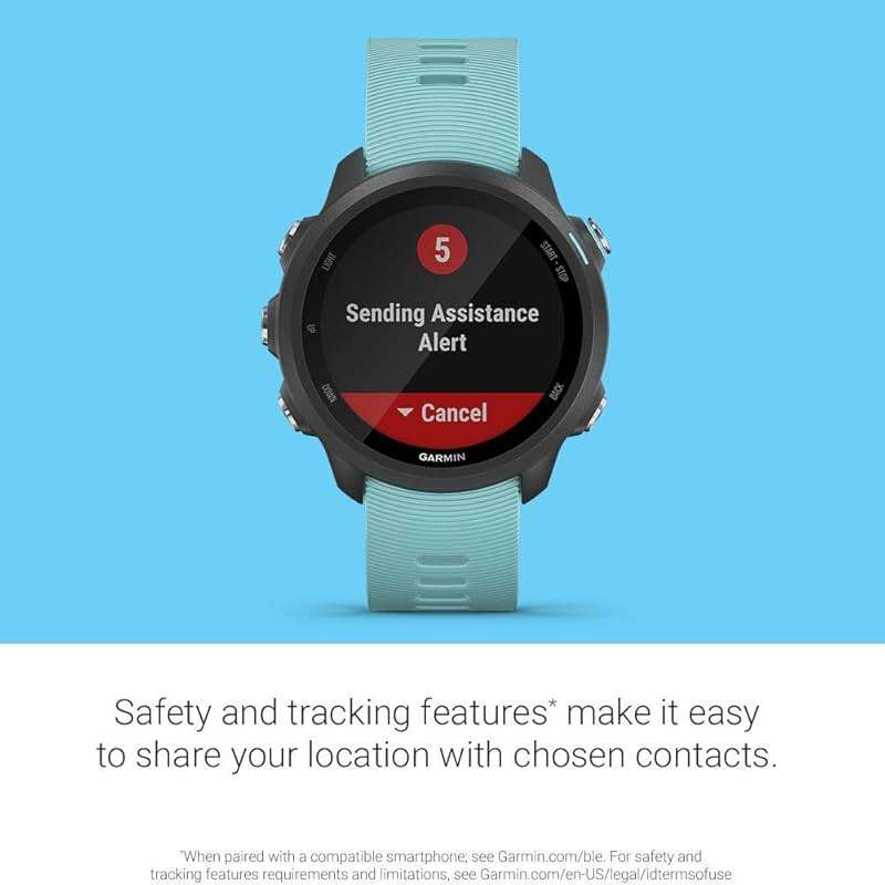 Garmin Forerunner 245 Music, GPS Running Smartwatch with Music and Advanced Dynamics, Aqua (Renewed) - Image 3