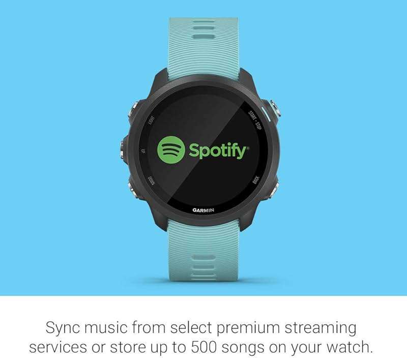 Garmin Forerunner 245 Music, GPS Running Smartwatch with Music and Advanced Dynamics, Aqua (Renewed) - Image 5