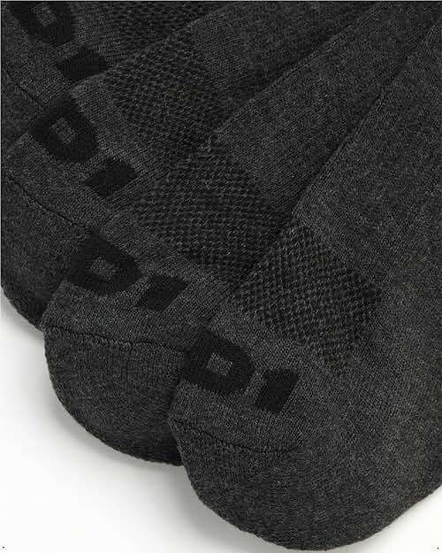 AND1 Mens Quarter Socks - 12 Pack Moisture Wicking Breathable Cushioned Athletic Performance Ankle Socks for Men (6-12.5) - Image 4
