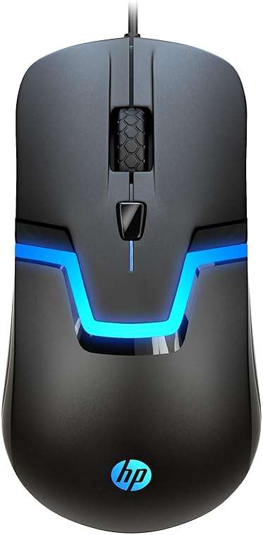 HP Wired RGB Gaming Mouse High Performance Mouse with Optical Sensor, 3 Buttons, 7 Color LED for Computer Notebook Laptop Office PC Home - Image 1