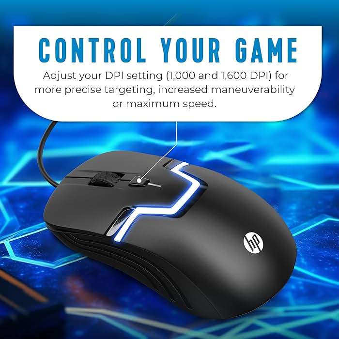 HP Wired RGB Gaming Mouse High Performance Mouse with Optical Sensor, 3 Buttons, 7 Color LED for Computer Notebook Laptop Office PC Home - Image 6