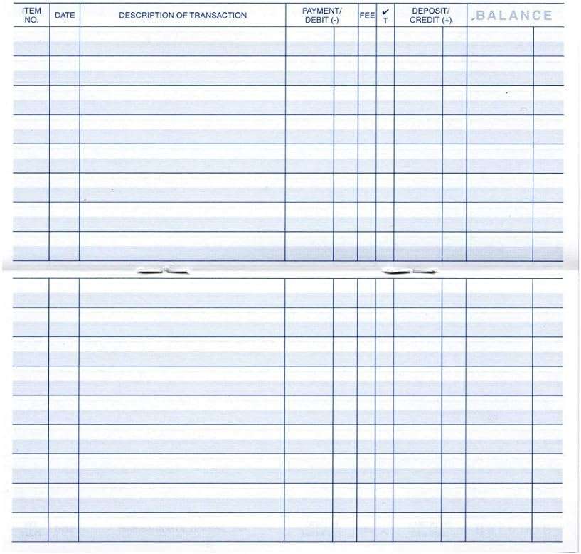 Checkbook Registers, 23-24-25 Calendars, for Personal Checkbook, Transactions Ledgers (10 Checkbook Registers) - Image 3