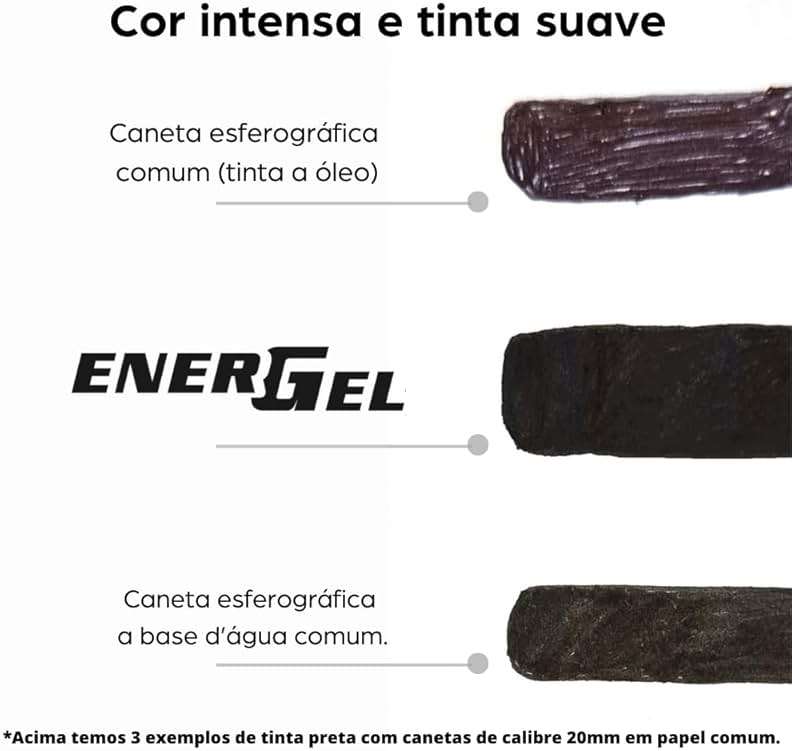 Pentel Energel Gel Pen Black 0.7mm Brown BL437R1-E - Image 3