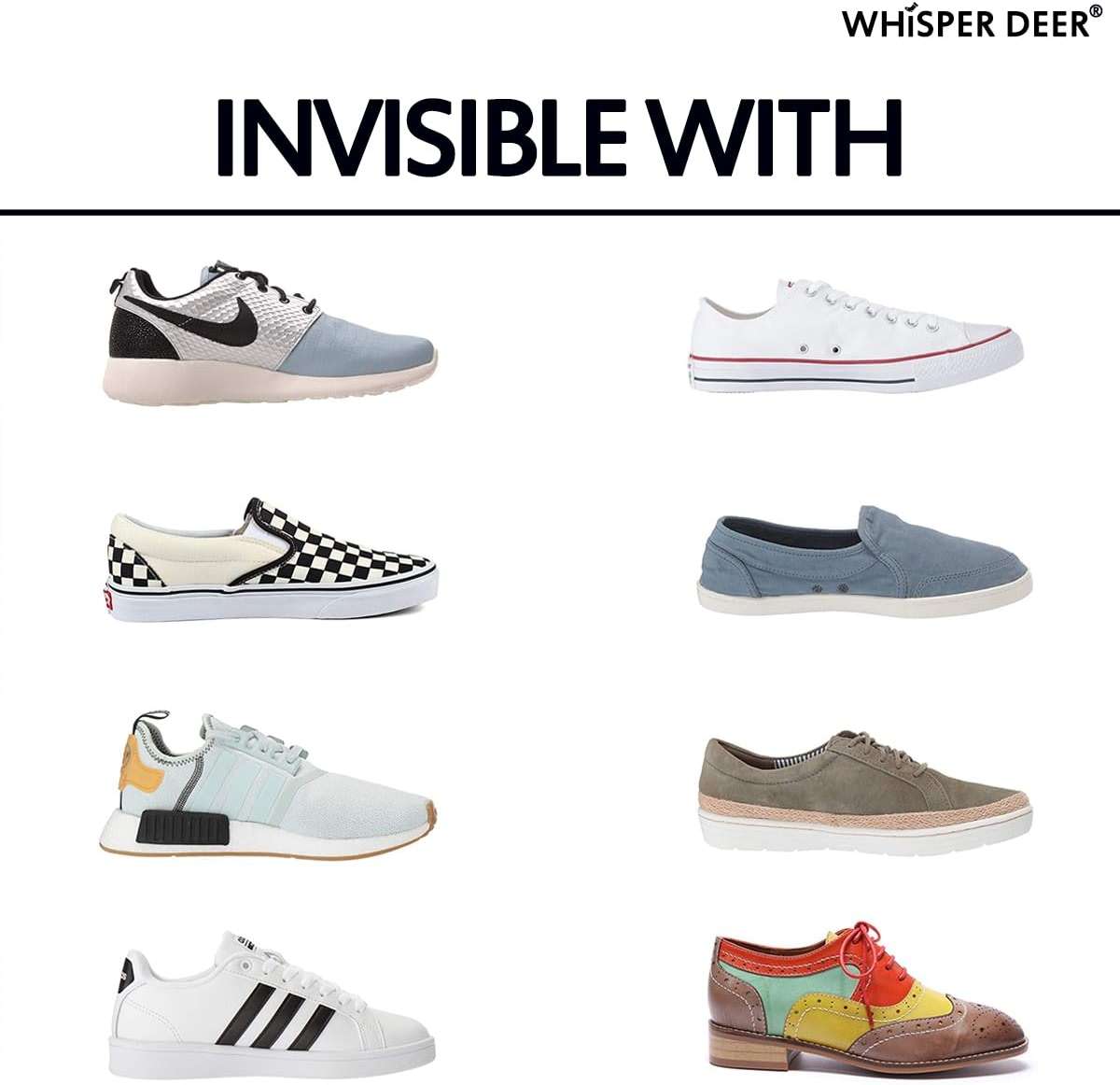 WHISPER DEER No Show Liner Socks Women - (Size 4-7/7-10/10-13) Low cut Invisible Cotton Sneaker Socks with Non Slip Grips - Image 7