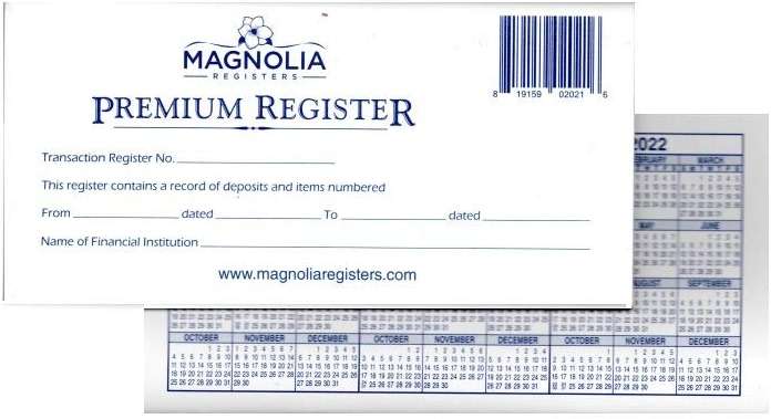 10 Premium 48 Page Transaction Registers - Thicker Paper, More Pages - for Personal Checkbook - Image 1