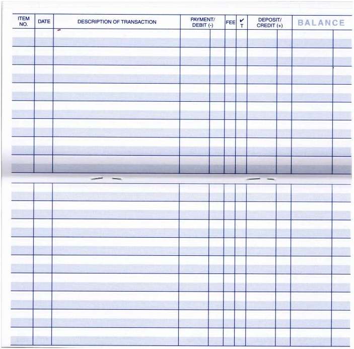 10 Premium 48 Page Transaction Registers - Thicker Paper, More Pages - for Personal Checkbook - Image 2