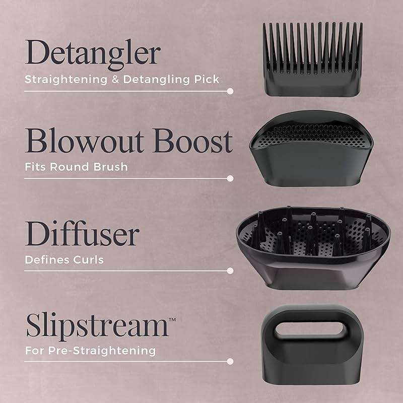 Remington Pro Wet2style Hair Dryer, With Ionic & Ceramic Drying Technology, Mauve, 1875 Watts of Drying Power - Image 6