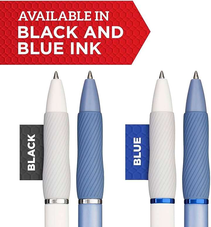 Sharpie S-Gel Black Gel Pens, Medium Point 0.7mm, Back to School and Teacher Supplies, Black Ink Pens for Journaling & Drawing, 4-Pack - Image 4