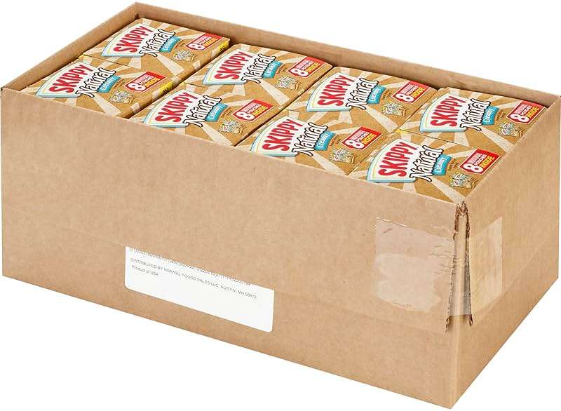 SKIPPY Natural Creamy Peanut Butter Spread Individual Squeeze Packs, 1.15 Ounce (Pack of 64) - Image 4