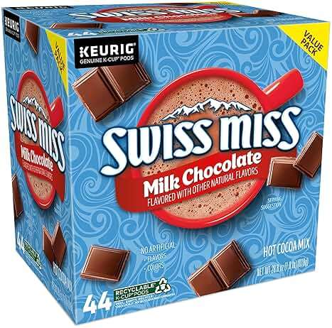Swiss Miss Milk Chocolate Hot Cocoa, Single-Serve Keurig K-Cup Pods, Hot Chocolate, 44 Count - Image 12