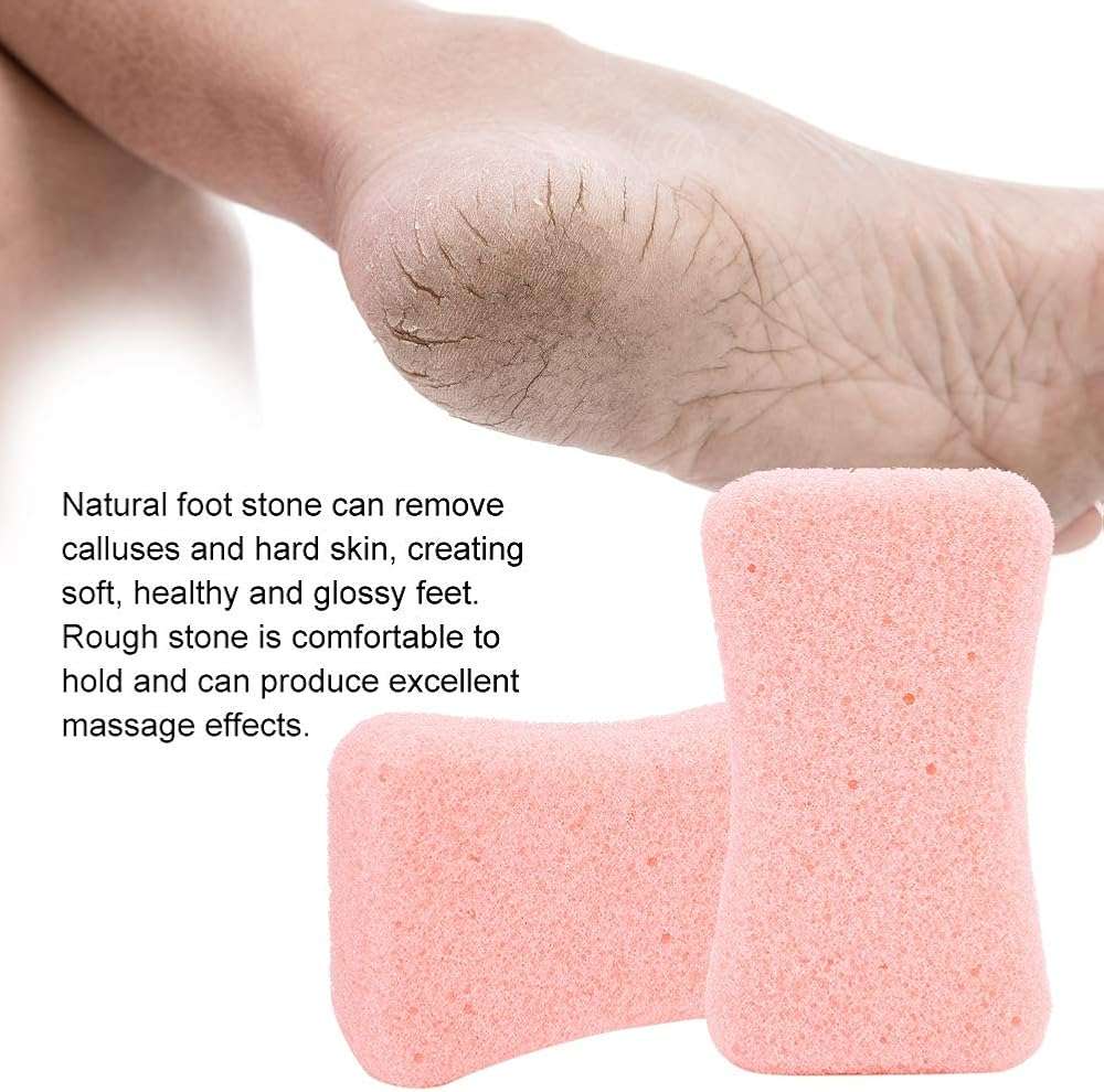 Pumice Stone for Feet, 4pcs Callus Remover and Foot Scrubber Pedicure Exfoliator Tool Hard Skin Callus Remover and Scrubber Portable Foot File Exfoliation to Remove Dead Skin () - Image 3