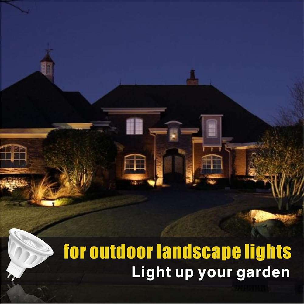 MikeWin MR16 LED Bulb 10Pack,5W 12V, GU5.3 Bi-Pin Base,50-Watt Equivalent,2700K Warm White,Non-Dimmable MR16 LED Spot Light Bulbs for Indoor Outdoor Landscape Track Lighting - Image 6