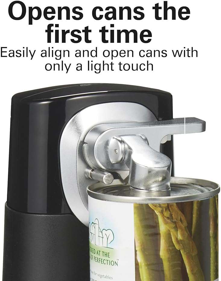 Hamilton Beach 76611 FlexCut 2-in-1 Cordless & Rechargeable Electric, Easily Standard Automatic Can Opener, Easy-Clean, With Removable Walking Cut Head - Image 6