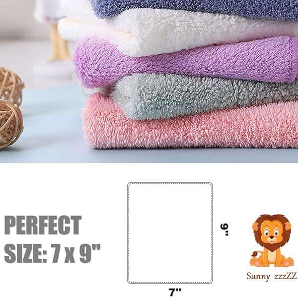 24 Pack Kitchen Dishcloths - Does Not Shed Fluff - Reusable Dish Towels, Dish cloths, Super Absorbent Coral Fleece Cleaning Cloths, Nonstick Oil Washable Fast Drying, 7 x 9 Inch (Multicolor) - Image 7