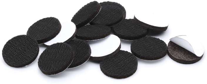 Slipstick GorillaPads CB147 Non Slip Furniture Pads/Gripper Feet (Set of 16) Self Adhesive Rubber Floor Protectors, 1 inch Round, Black - Image 5