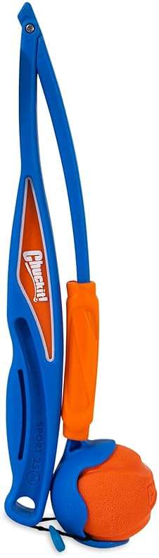 Chuckit! Fetch & Fold 25M Dog Ball Launcher, 25" Length, Includes Medium Ball (2.5") For Dogs 20-60 Pounds - Image 11