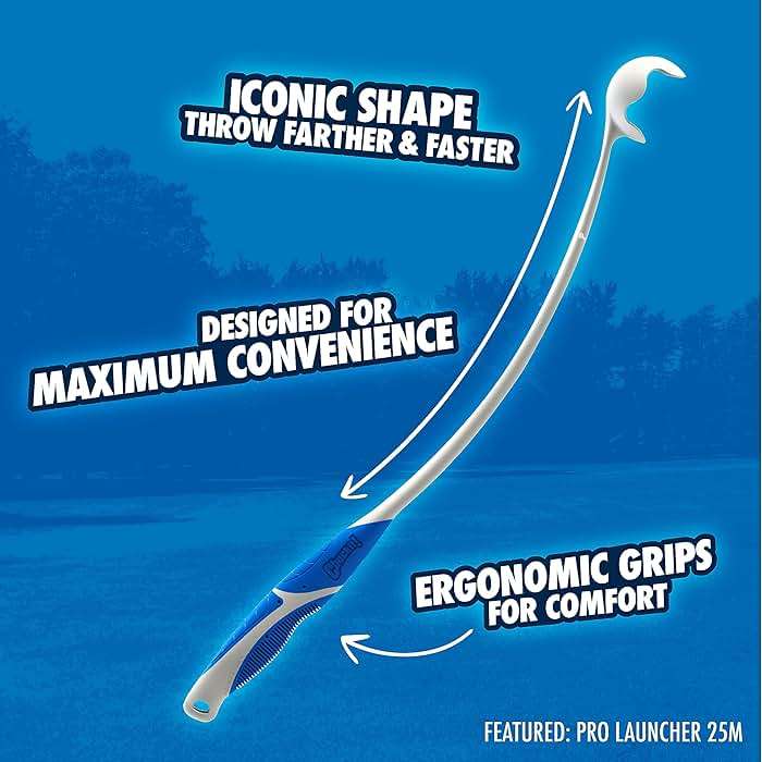 Chuckit! Fetch & Fold 25M Dog Ball Launcher, 25" Length, Includes Medium Ball (2.5") For Dogs 20-60 Pounds - Image 5