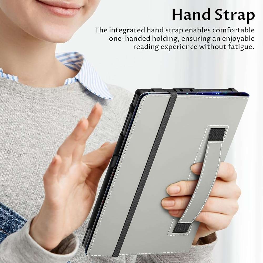 VORI Case for Amazon Kindle Fire HD 8 Tablet & 8 Plus Tablet(12th Generation/10th Generation, 2024/2022/2020 Release), Slim Vegan Leather Folding Stand Cover with Auto Wake/Sleep, Mandala Galaxy | 12th Generation - Image 6