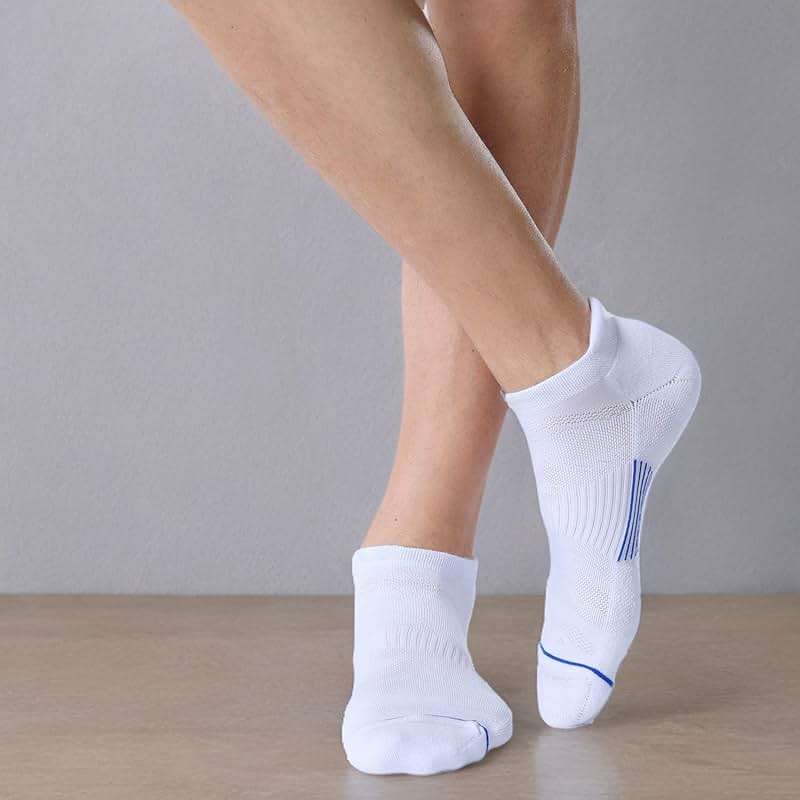 FITRELL Men's 6 Pack Ankle Running Socks Low Cut Cushioned Athletic Sports Socks 7-9/9-12/12-15 - Image 8