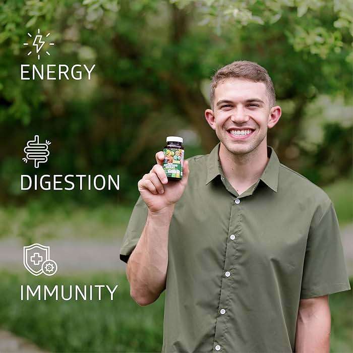 Number One Nutrition USDA Organic and Easy-to-Take Super Greens, Better Than Powder Fruits & Veggies Supplement with 28 Superfood Ingredients Like Alfalfa, Beet Root and Ginger, 60 Tablets - Image 4