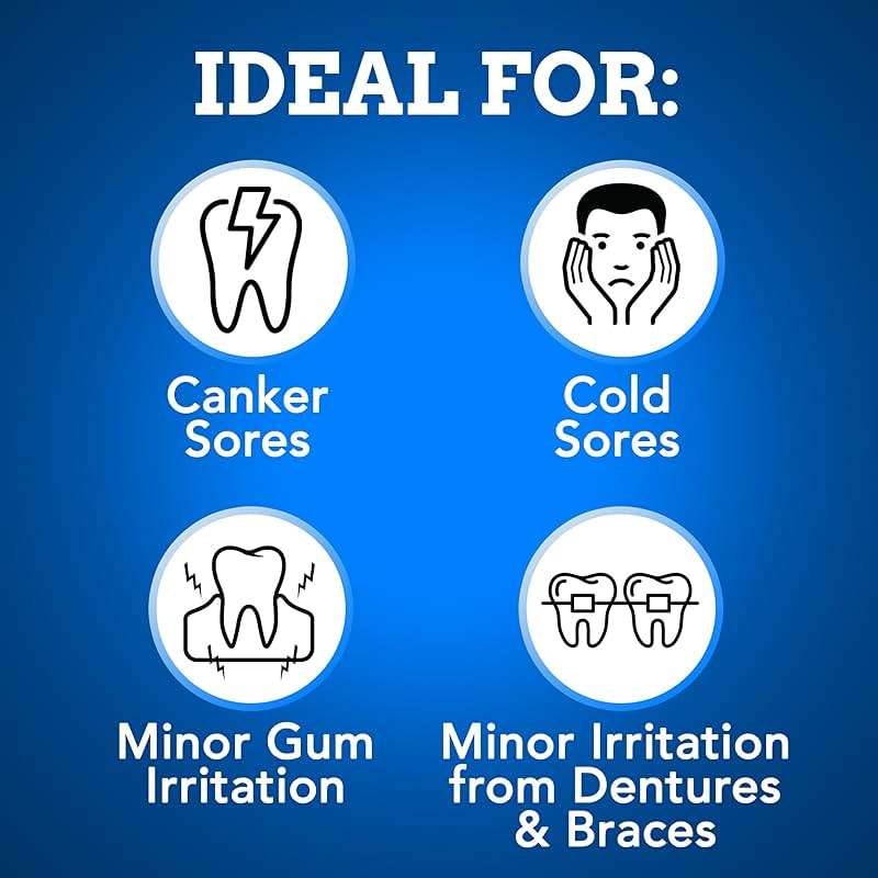 Orajel 3X for Mouth Sores: Maximum Strength Gel Tube 0.42oz- from #1 Oral Pain Relief Brand - Image 5