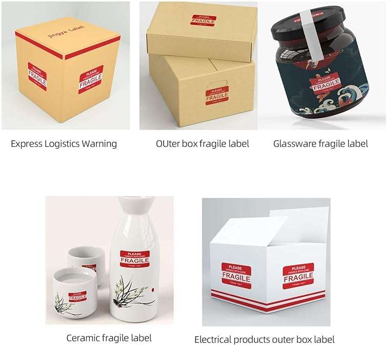Anylabel 2" x 3" Fragile Stickers for Shipping and Moving Please Handle with Care Fragile Thank You Do Not Drop, Warning Stickers Fragile Labels, Permanent Adhesive(500 Labels, 1 Roll) - Image 7