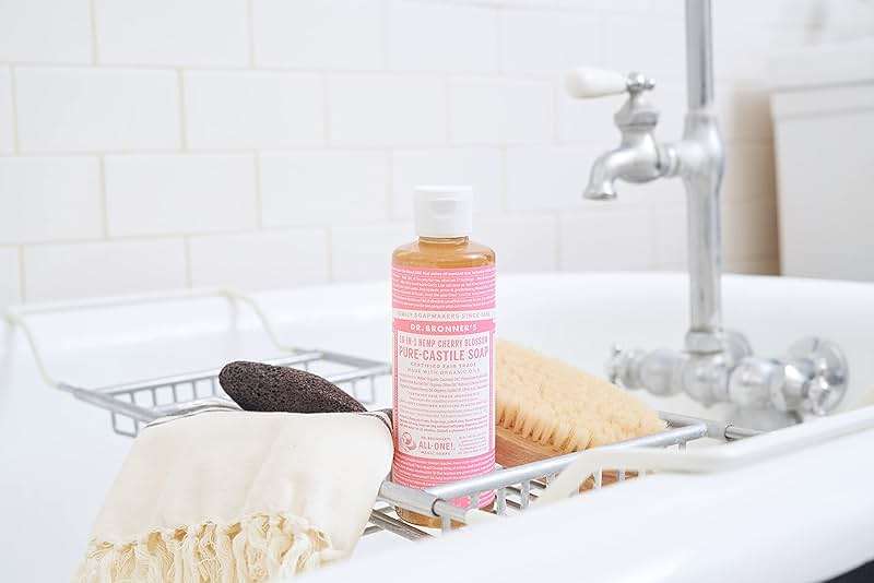 Dr. Bronners Cherry Blossom Pure-Castile Liquid Soap, 240 ML - Image 2