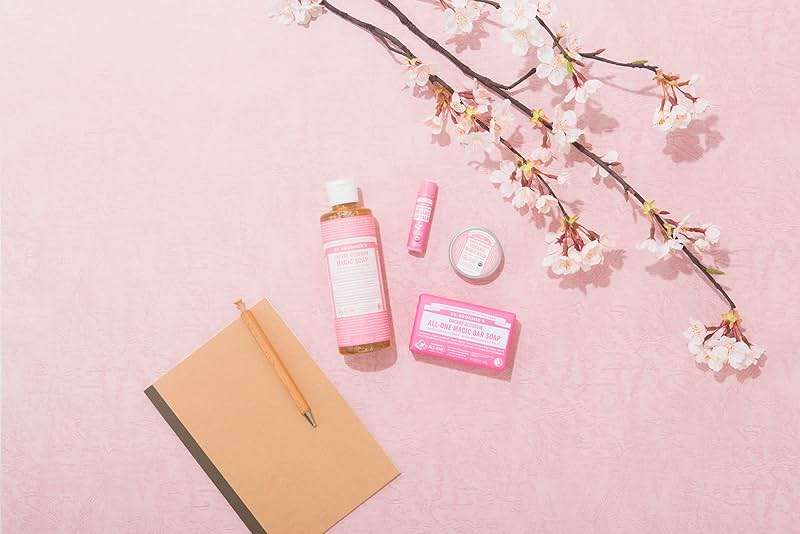 Dr. Bronners Cherry Blossom Pure-Castile Liquid Soap, 240 ML - Image 3