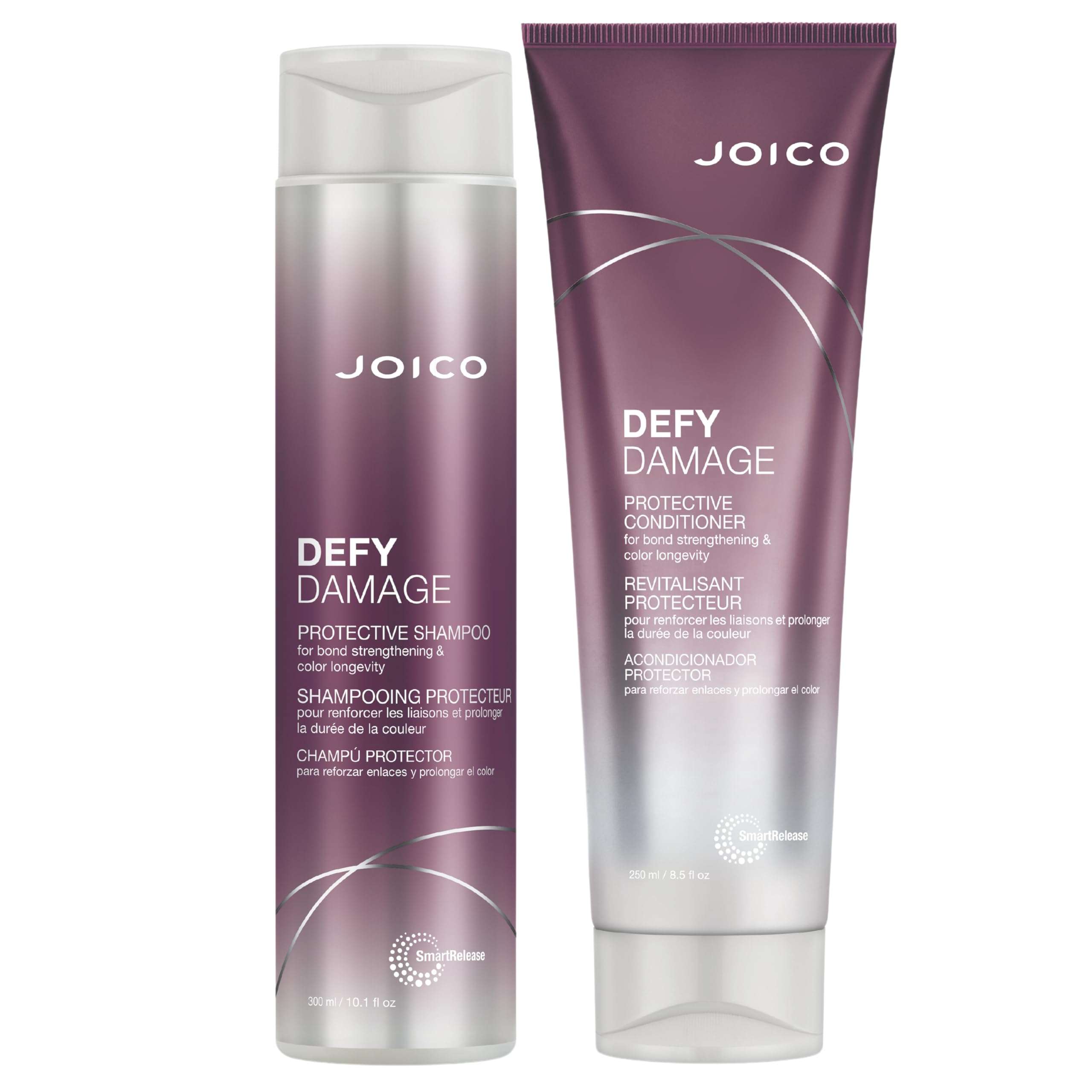 Joico Defy Damage Protective Shampoo & Conditioner Set | For Color-Treated Hair | Strengthen Bonds & Preserve Hair Color | With Moringa Seed Oil & Arginine - Image 1