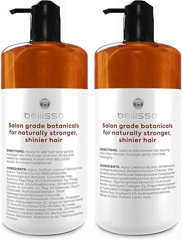 Moroccan Argan Oil Shampoo and Conditioner Set - Sulfate Free with No Parabens - Botanicals for Women and Men - Professional Moisturizing, Anti Frizz, Hydrating Solution for Dry, Wavy and Curly Hair - Image 7