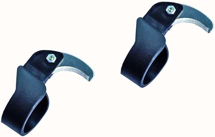 TOGRAND Safety Finger Ring Knife, Portable Utility Cutting Helper Tool with Sharp and Strong Curved Steel Blade, Ring Size 0.8inch/2cm Diameter(2Pack, Black) - Image 1