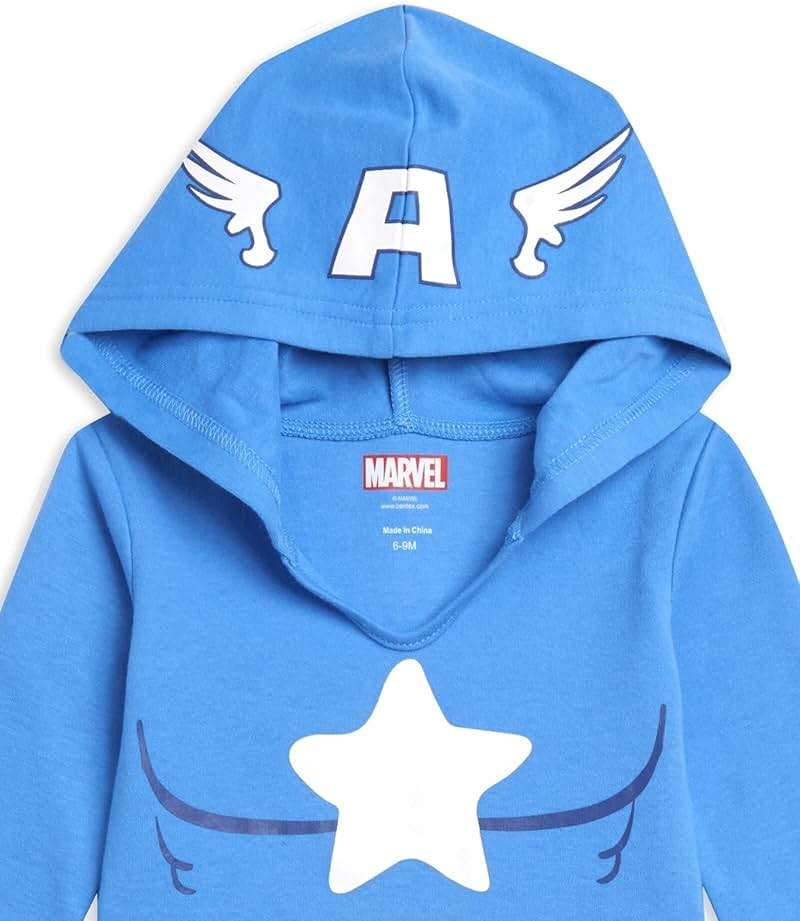 Marvel Avengers Baby Cosplay Hooded Bodysuits 3-Pack Newborn to Infant - Image 6