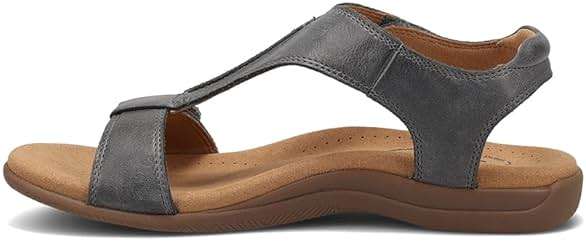 Taos The Show Premium Leather Women's Sandal - Experience Everyday Style, Comfort, Arch Support, Cooling Gel Padding and an Adjustable Fit for Exceptional Walking Comfort - Image 2