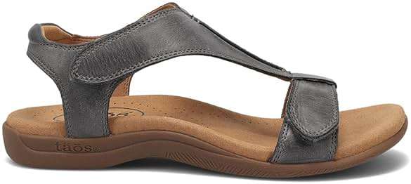 Taos The Show Premium Leather Women's Sandal - Experience Everyday Style, Comfort, Arch Support, Cooling Gel Padding and an Adjustable Fit for Exceptional Walking Comfort - Image 3