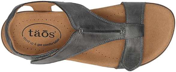 Taos The Show Premium Leather Women's Sandal - Experience Everyday Style, Comfort, Arch Support, Cooling Gel Padding and an Adjustable Fit for Exceptional Walking Comfort - Image 6
