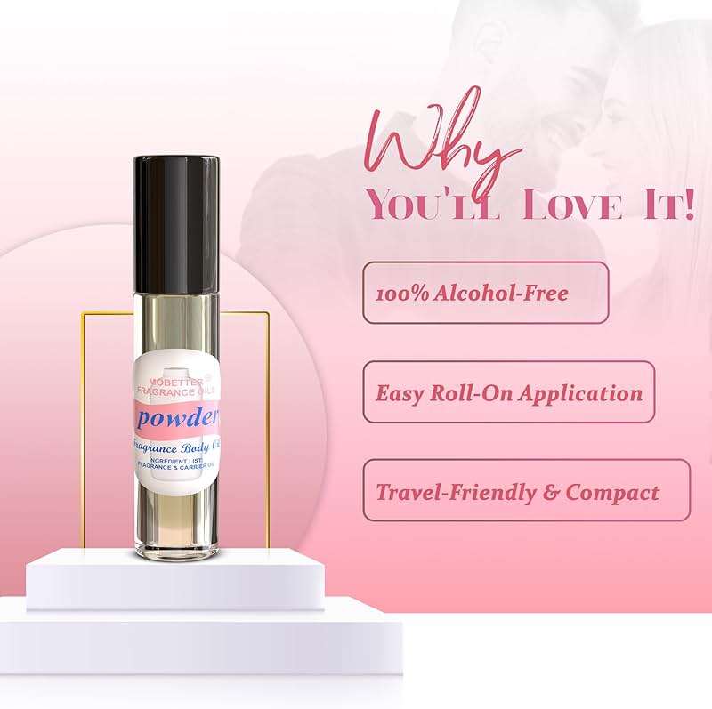 MOBETTER FRAGRANCE OILS Powder Fresh Scent Perfume Fragrance Body Oil Unisex - Image 4