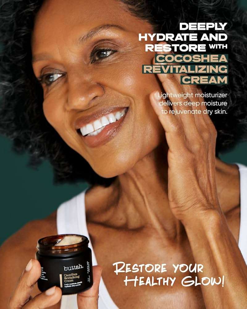 Buttah Skin CocoShea Revitalizing Cream 2oz - Rich Skin Barrier Moisturizer Cream - Best Face Moisturizer for Dry Skin - Moisturizer for Glowy Skin - Black Founded Skincare - Image 3