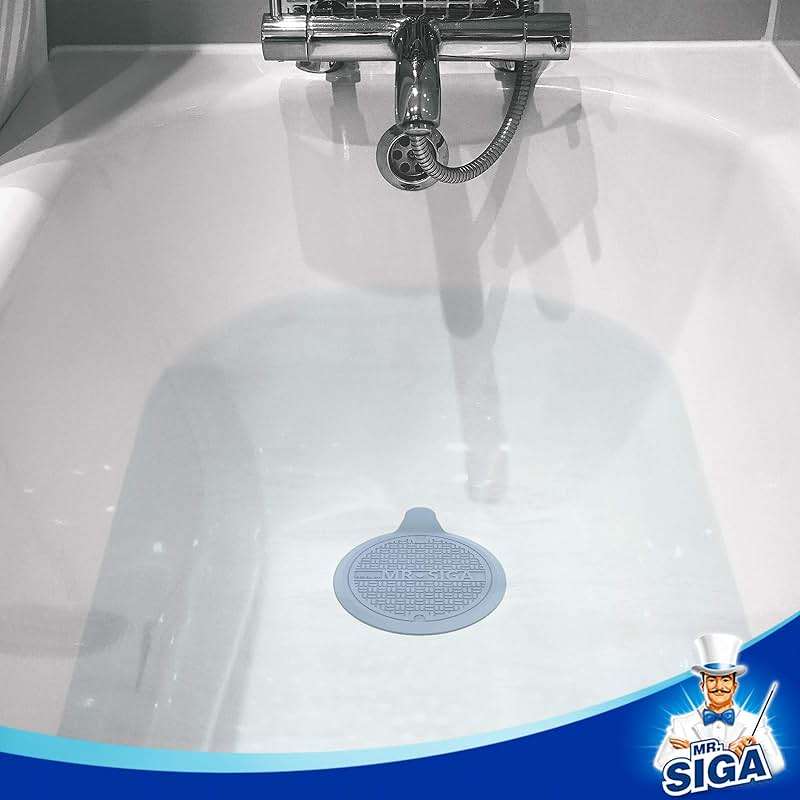 MR.SIGA Silicone Bathtub Stopper, Drain Stopper for Shower, Sink, 5.1" Diameter, 3 Pack - Image 5