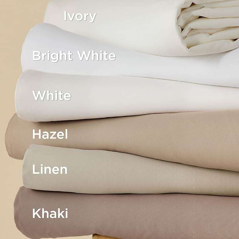 Bedsure White Duvet Cover Queen Size - Soft Double Brushed Bedding Set for Kids & Adults, Zipper Closure, 3 Pieces, Includes 1 Duvet Cover (90"x90") & 2 Pillow Shams, NO Comforter - Image 6