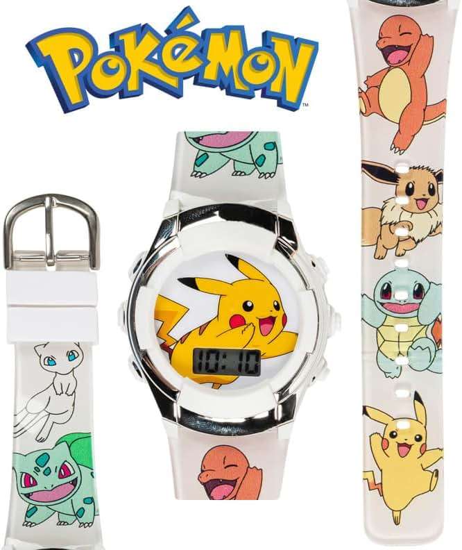 Accutime Kids Pokemon Digital LCD Quartz Watch for Boys, Girls, and Adults All Ages - Image 3