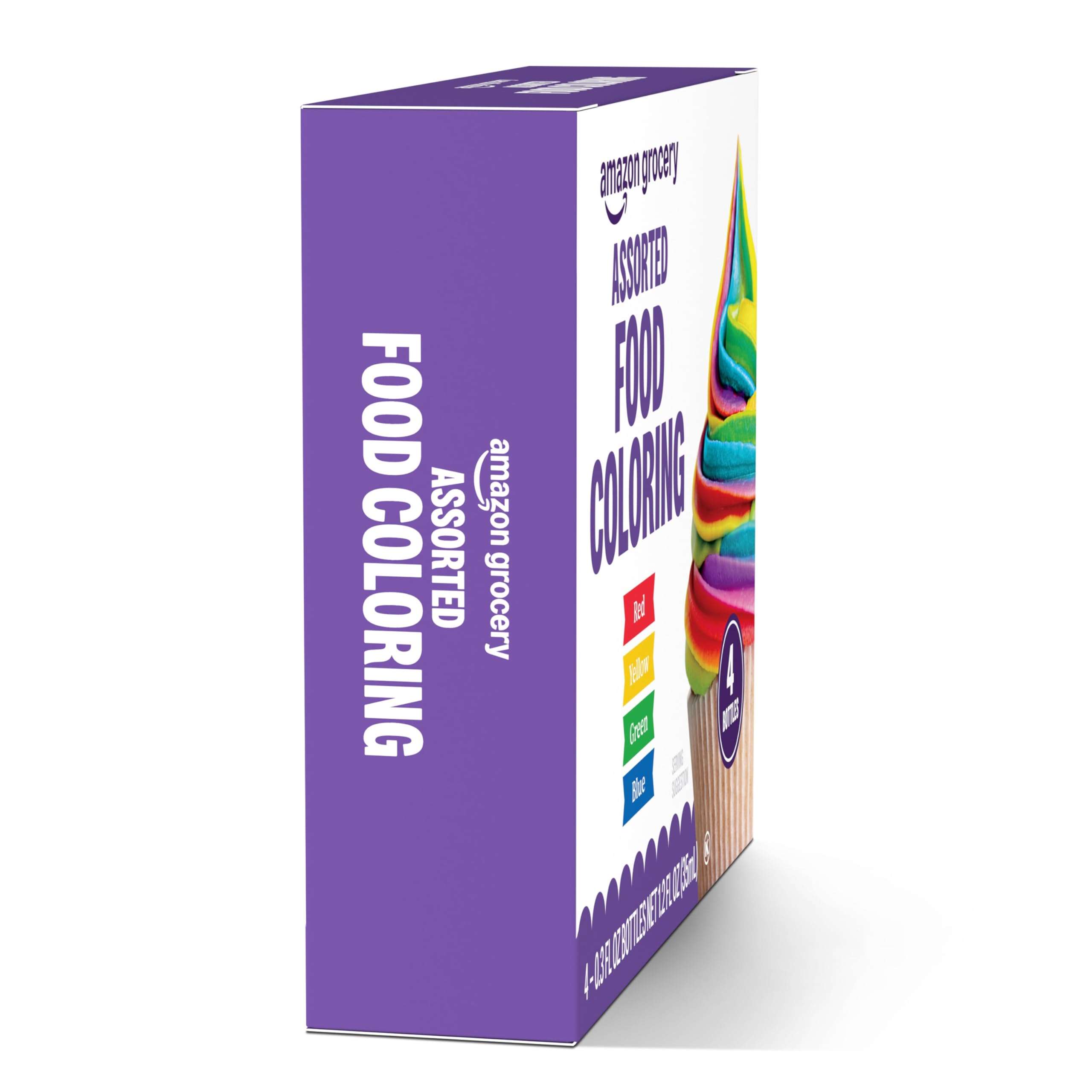 Amazon Grocery, Assorted Food Coloring, 1.2 Fl Oz (Previously Amazon Fresh, Packaging May Vary) - Image 4