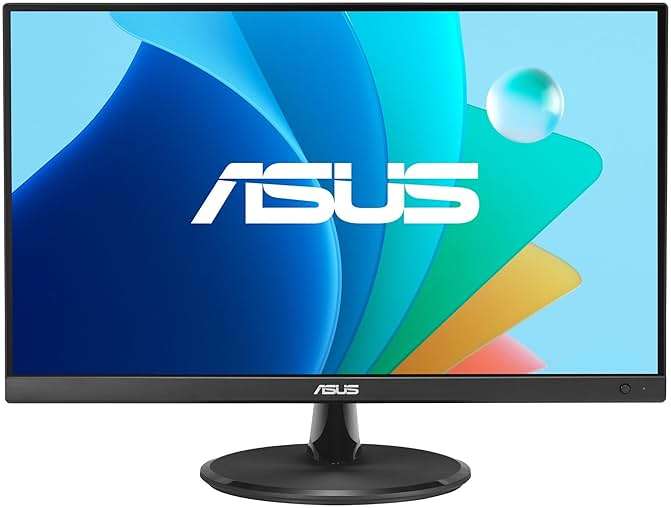 ASUS VP229Q 21.5” Monitor, 1080P Full HD, 75Hz, IPS, FreeSync/Adaptive-Sync, Eye Care, HDMI DisplayPort VGA, Frameless, VESA Wall Mountable Black - Image 1