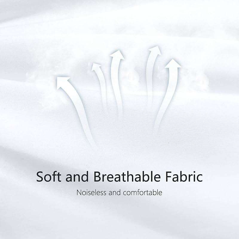 TEXARTIST Premium 2100 Series Queen Comforter All Season Breathable White Comforter Soft 4D Spiral Fiber Lightweight Quilted Down Alternative Duvet Insert with Corner Tabs Hotel Summer Style (88"x88") - Image 5