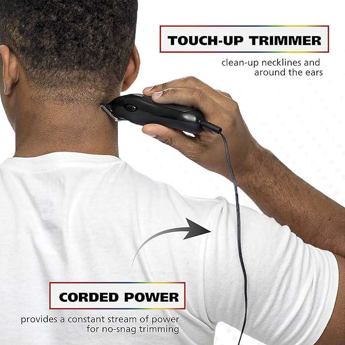 Wahl USA Pro Series Platinum Corded Clipper & Corded Trimmer for Home Haircutting with Color Coded Guide Combs – Model 79804-100 - Image 8