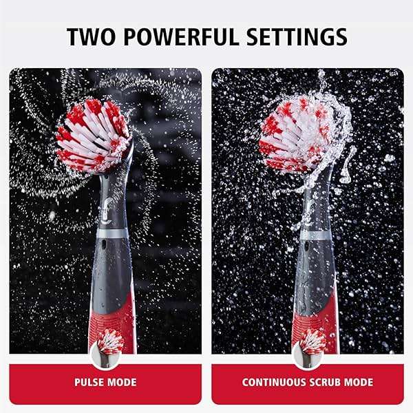 Rubbermaid Reveal Power Scrubber 18-Piece Kit, Cordless Electric Battery Powered Scrub Brush, Water Resistant, for Home/Kitchen/Bathroom/Grout/Tile/Shower/Tub - Image 6
