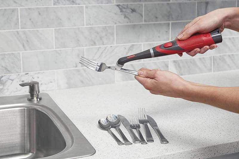Rubbermaid Reveal Power Scrubber Attachable Soft Bristle & Velcro Head with 6 Microfiber Pads for Cordless Electric Battery Powered Scrub Brush Ideal for Shoes/Sneakers/Car Trim/Tires/Furniture - Image 2