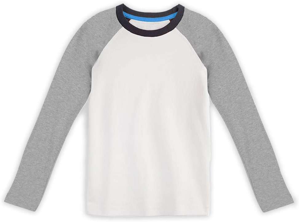 Mightly Boys and Girls' Long Sleeve Raglan Shirt | Organic Cotton, Colorful Casual Stylish Clothes, Soft&Fresh Crew Neck Tee - Image 3