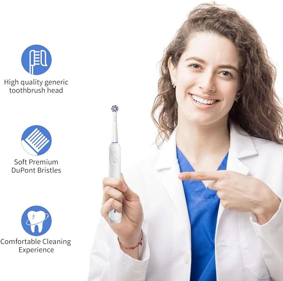 Replacement Toothbrush Heads for Oral B Braun, 8 Pack Professional Electric Toothbrush Heads, Precision Clean Brush Heads Refill Compatible with Oral-B 7000/Pro 1000/9600/ 5000/3000/8000 (8pack) - Image 2