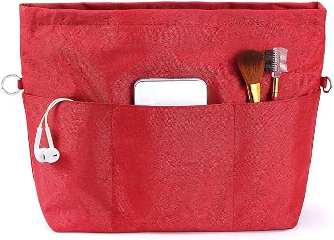 VANCORE Purse Organizer Insert for Handbags,Tote Bag Organizer Insert with Zipper Bag,Premium Handbag Organizer Inside Liner for Women - Image 1